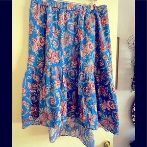 NWT J Crew Liberty Fabric Skirt sz 16